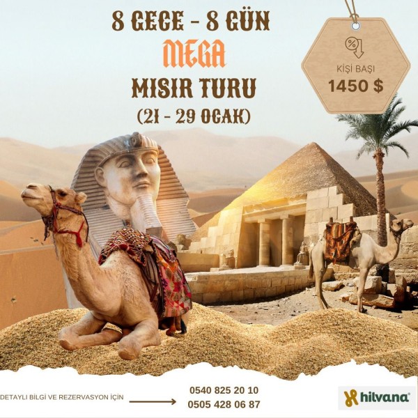 21 - 29 OCAK 2026 MISIR TURU