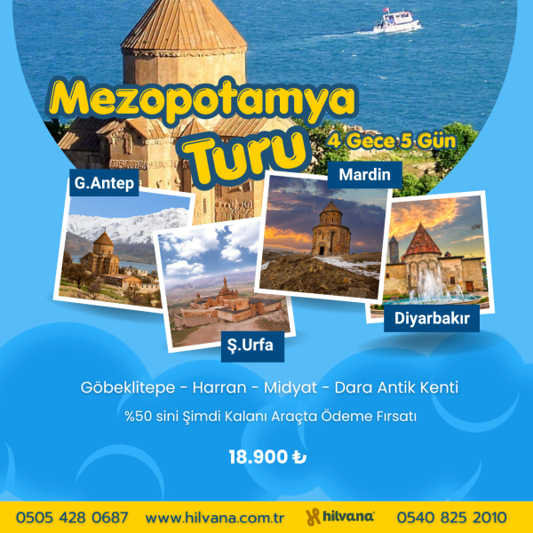 MEZOPOTAMYA TURU 4 Gece 5 Gün
